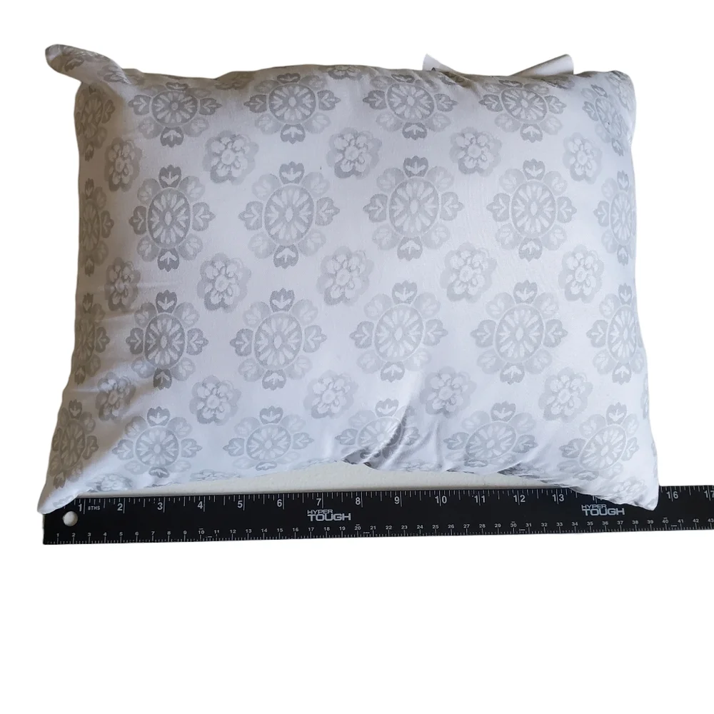 Two Accent Pillows Gray/ White Home Decor